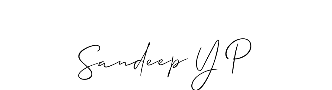 Make a beautiful signature design for name Sandeep Y P. Use this online signature maker to create a handwritten signature for free. Sandeep Y P signature style 2 images and pictures png