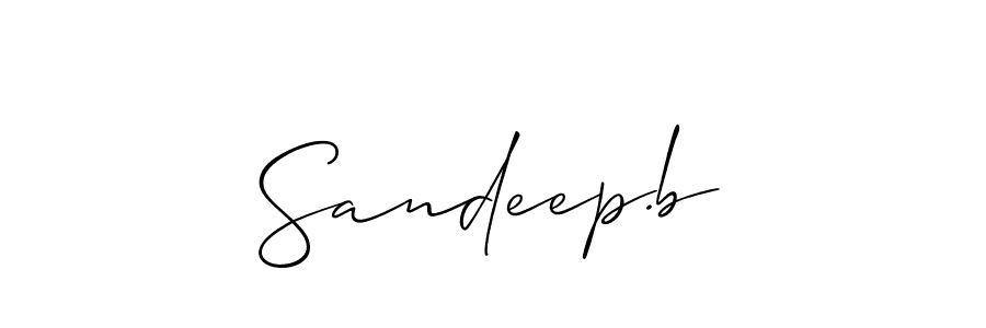 Once you've used our free online signature maker to create your best signature Allison_Script style, it's time to enjoy all of the benefits that Sandeep.b name signing documents. Sandeep.b signature style 2 images and pictures png