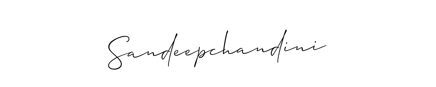 if you are searching for the best signature style for your name Sandeepchandini. so please give up your signature search. here we have designed multiple signature styles  using Allison_Script. Sandeepchandini signature style 2 images and pictures png