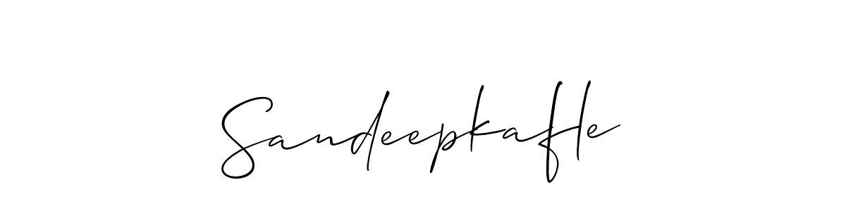 How to Draw Sandeepkafle signature style? Allison_Script is a latest design signature styles for name Sandeepkafle. Sandeepkafle signature style 2 images and pictures png