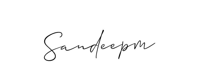 Once you've used our free online signature maker to create your best signature Allison_Script style, it's time to enjoy all of the benefits that Sandeepm name signing documents. Sandeepm signature style 2 images and pictures png