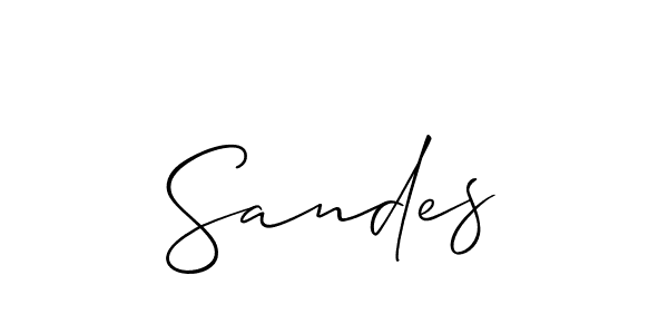 Similarly Allison_Script is the best handwritten signature design. Signature creator online .You can use it as an online autograph creator for name Sandes. Sandes signature style 2 images and pictures png