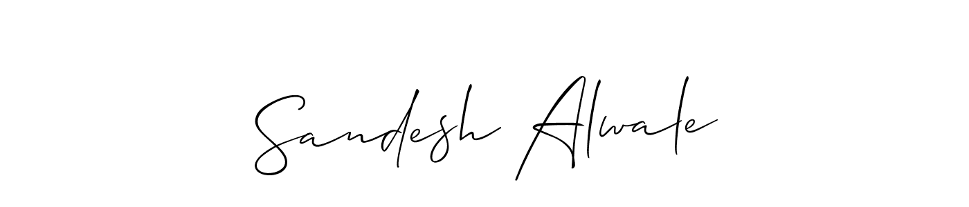 Once you've used our free online signature maker to create your best signature Allison_Script style, it's time to enjoy all of the benefits that Sandesh Alwale name signing documents. Sandesh Alwale signature style 2 images and pictures png