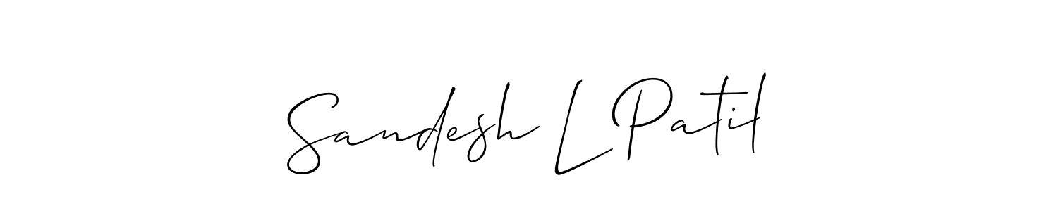 Here are the top 10 professional signature styles for the name Sandesh L Patil. These are the best autograph styles you can use for your name. Sandesh L Patil signature style 2 images and pictures png