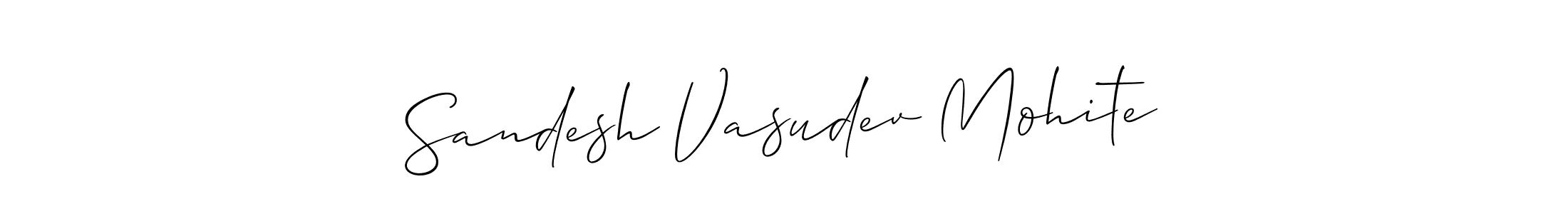 if you are searching for the best signature style for your name Sandesh Vasudev Mohite. so please give up your signature search. here we have designed multiple signature styles  using Allison_Script. Sandesh Vasudev Mohite signature style 2 images and pictures png