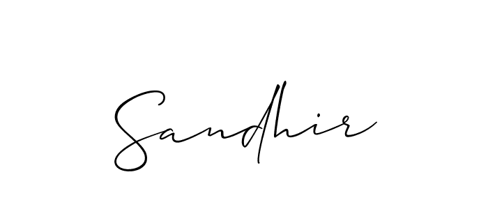 Similarly Allison_Script is the best handwritten signature design. Signature creator online .You can use it as an online autograph creator for name Sandhir. Sandhir signature style 2 images and pictures png