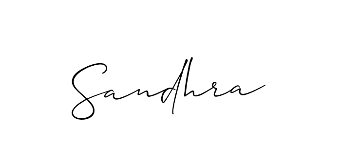 Also You can easily find your signature by using the search form. We will create Sandhra name handwritten signature images for you free of cost using Allison_Script sign style. Sandhra signature style 2 images and pictures png