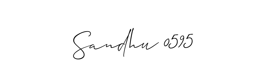 Also You can easily find your signature by using the search form. We will create Sandhu 0595 name handwritten signature images for you free of cost using Allison_Script sign style. Sandhu 0595 signature style 2 images and pictures png