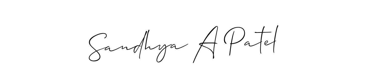You can use this online signature creator to create a handwritten signature for the name Sandhya A Patel. This is the best online autograph maker. Sandhya A Patel signature style 2 images and pictures png