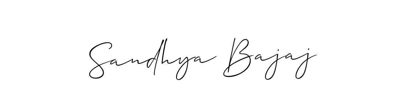 You can use this online signature creator to create a handwritten signature for the name Sandhya Bajaj. This is the best online autograph maker. Sandhya Bajaj signature style 2 images and pictures png