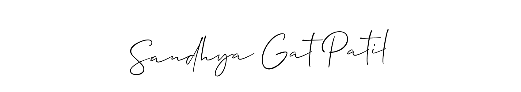 You can use this online signature creator to create a handwritten signature for the name Sandhya Gat Patil. This is the best online autograph maker. Sandhya Gat Patil signature style 2 images and pictures png