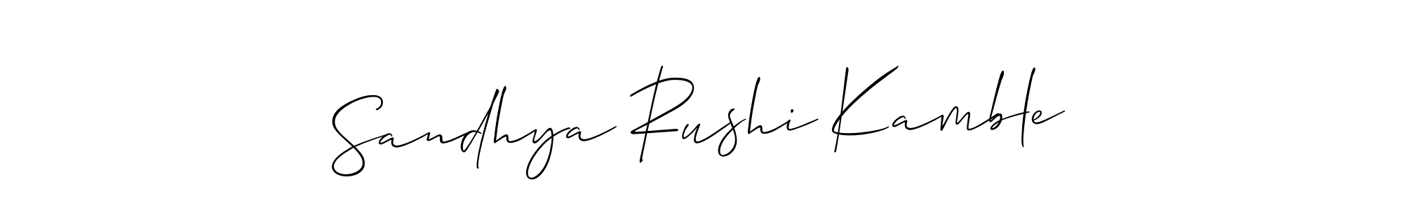 This is the best signature style for the Sandhya Rushi Kamble name. Also you like these signature font (Allison_Script). Mix name signature. Sandhya Rushi Kamble signature style 2 images and pictures png