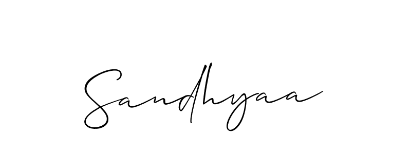 Once you've used our free online signature maker to create your best signature Allison_Script style, it's time to enjoy all of the benefits that Sandhyaa name signing documents. Sandhyaa signature style 2 images and pictures png