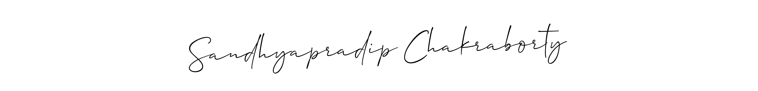 Also You can easily find your signature by using the search form. We will create Sandhyapradip Chakraborty name handwritten signature images for you free of cost using Allison_Script sign style. Sandhyapradip Chakraborty signature style 2 images and pictures png