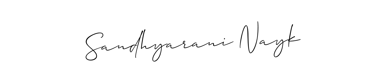 Here are the top 10 professional signature styles for the name Sandhyarani Nayk. These are the best autograph styles you can use for your name. Sandhyarani Nayk signature style 2 images and pictures png