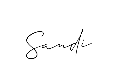 It looks lik you need a new signature style for name Sandi. Design unique handwritten (Allison_Script) signature with our free signature maker in just a few clicks. Sandi signature style 2 images and pictures png