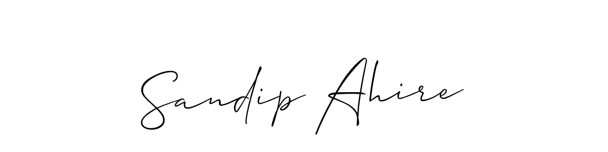 Best and Professional Signature Style for Sandip Ahire. Allison_Script Best Signature Style Collection. Sandip Ahire signature style 2 images and pictures png