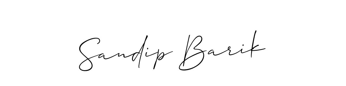 The best way (Allison_Script) to make a short signature is to pick only two or three words in your name. The name Sandip Barik include a total of six letters. For converting this name. Sandip Barik signature style 2 images and pictures png