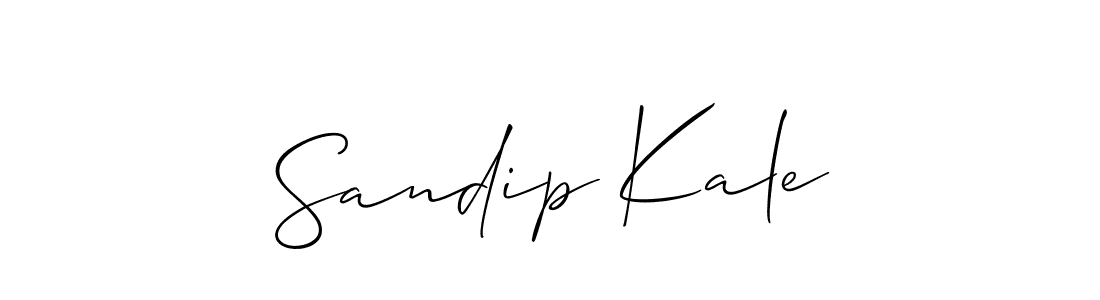 Also we have Sandip Kale name is the best signature style. Create professional handwritten signature collection using Allison_Script autograph style. Sandip Kale signature style 2 images and pictures png