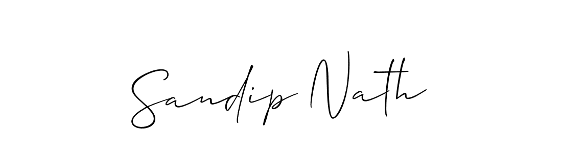 Make a short Sandip Nath signature style. Manage your documents anywhere anytime using Allison_Script. Create and add eSignatures, submit forms, share and send files easily. Sandip Nath signature style 2 images and pictures png