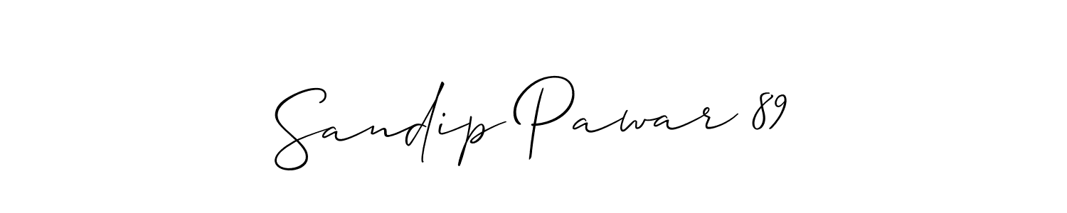 Sandip Pawar 89 stylish signature style. Best Handwritten Sign (Allison_Script) for my name. Handwritten Signature Collection Ideas for my name Sandip Pawar 89. Sandip Pawar 89 signature style 2 images and pictures png