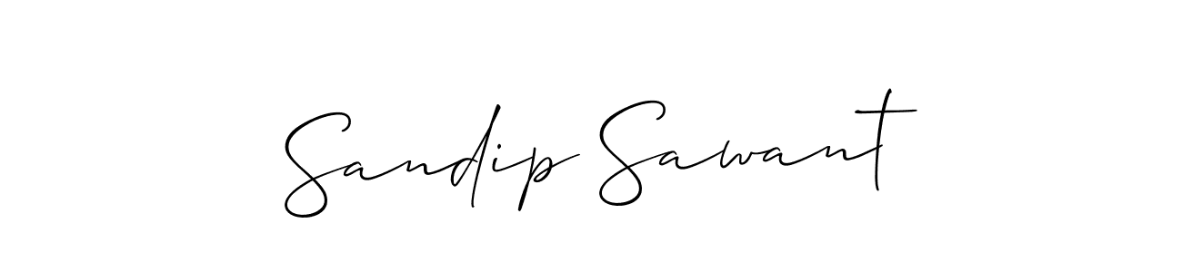 Also we have Sandip Sawant name is the best signature style. Create professional handwritten signature collection using Allison_Script autograph style. Sandip Sawant signature style 2 images and pictures png