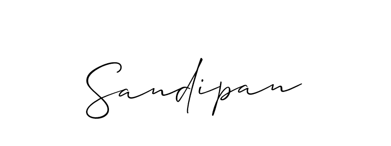 How to Draw Sandipan signature style? Allison_Script is a latest design signature styles for name Sandipan. Sandipan signature style 2 images and pictures png