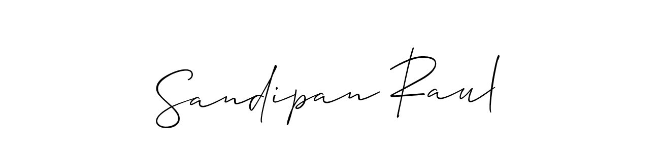 Also we have Sandipan Raul name is the best signature style. Create professional handwritten signature collection using Allison_Script autograph style. Sandipan Raul signature style 2 images and pictures png