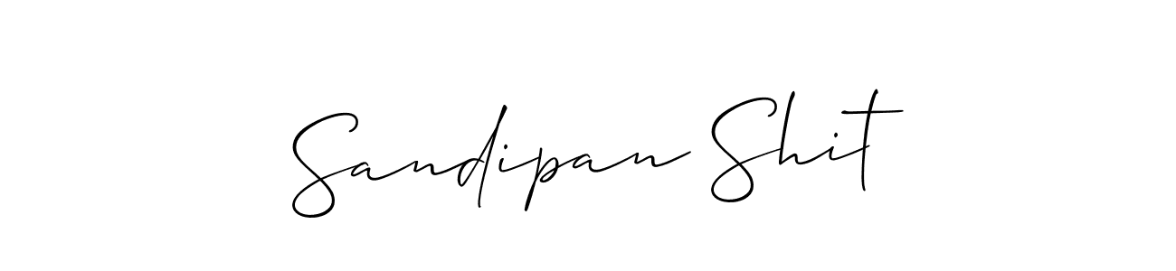 Once you've used our free online signature maker to create your best signature Allison_Script style, it's time to enjoy all of the benefits that Sandipan Shit name signing documents. Sandipan Shit signature style 2 images and pictures png