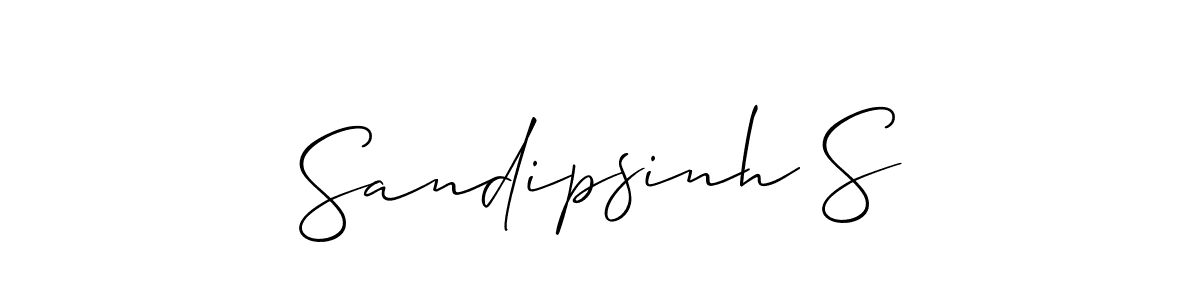 Best and Professional Signature Style for Sandipsinh S. Allison_Script Best Signature Style Collection. Sandipsinh S signature style 2 images and pictures png