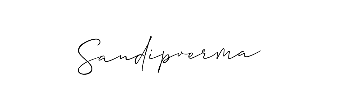 if you are searching for the best signature style for your name Sandipverma. so please give up your signature search. here we have designed multiple signature styles  using Allison_Script. Sandipverma signature style 2 images and pictures png