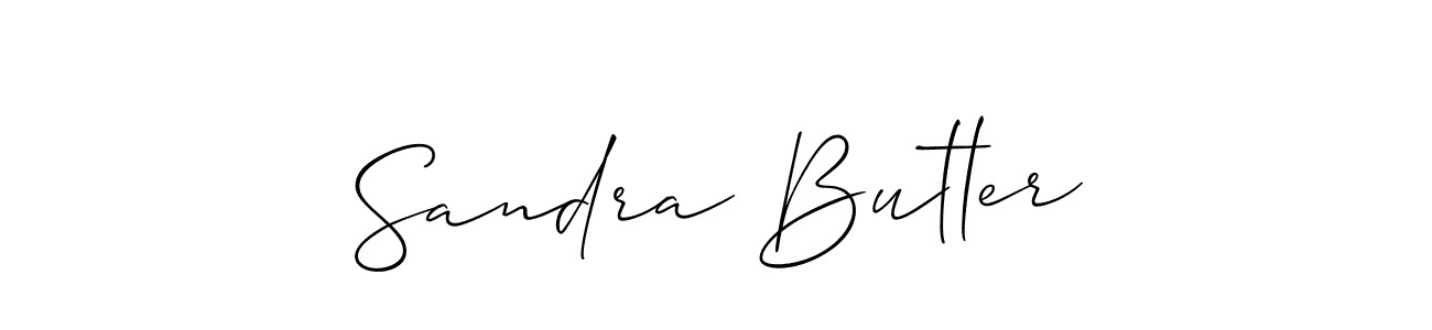 Also we have Sandra Butler name is the best signature style. Create professional handwritten signature collection using Allison_Script autograph style. Sandra Butler signature style 2 images and pictures png