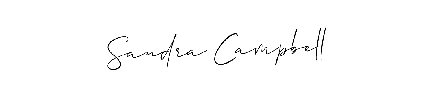 Make a beautiful signature design for name Sandra Campbell. With this signature (Allison_Script) style, you can create a handwritten signature for free. Sandra Campbell signature style 2 images and pictures png