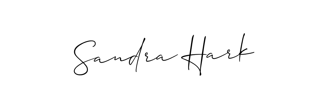 The best way (Allison_Script) to make a short signature is to pick only two or three words in your name. The name Sandra Hark include a total of six letters. For converting this name. Sandra Hark signature style 2 images and pictures png