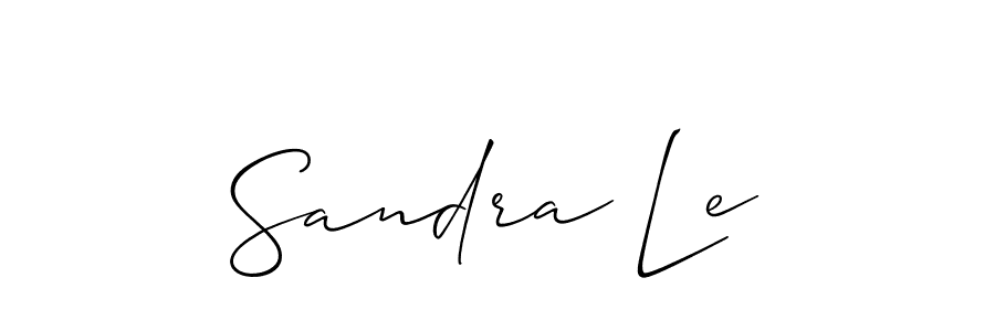 Similarly Allison_Script is the best handwritten signature design. Signature creator online .You can use it as an online autograph creator for name Sandra Le. Sandra Le signature style 2 images and pictures png