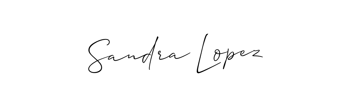 This is the best signature style for the Sandra Lopez name. Also you like these signature font (Allison_Script). Mix name signature. Sandra Lopez signature style 2 images and pictures png