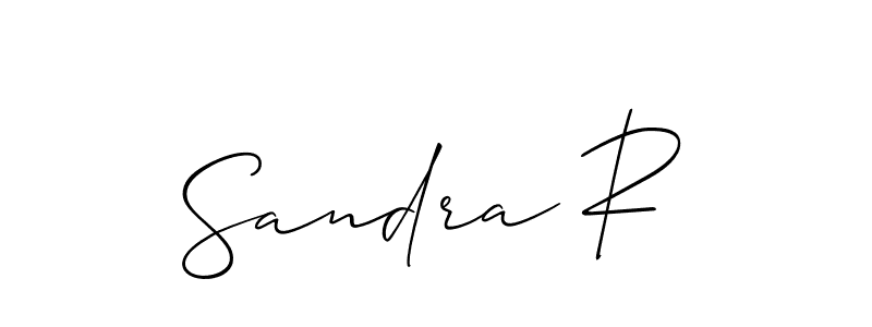 Once you've used our free online signature maker to create your best signature Allison_Script style, it's time to enjoy all of the benefits that Sandra R name signing documents. Sandra R signature style 2 images and pictures png