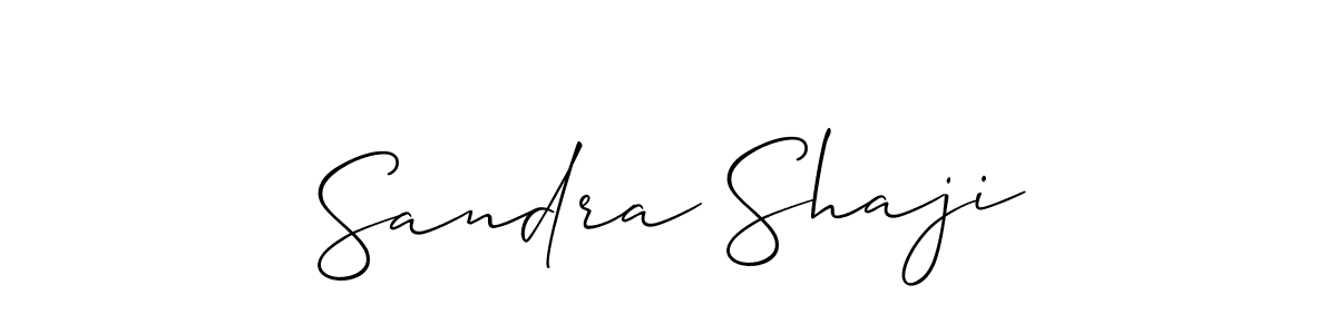 Make a beautiful signature design for name Sandra Shaji. Use this online signature maker to create a handwritten signature for free. Sandra Shaji signature style 2 images and pictures png