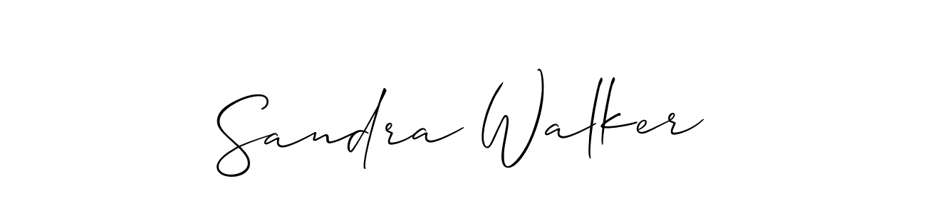 How to Draw Sandra Walker signature style? Allison_Script is a latest design signature styles for name Sandra Walker. Sandra Walker signature style 2 images and pictures png