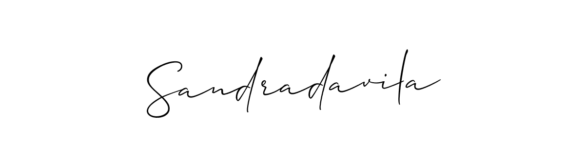 This is the best signature style for the Sandradavila name. Also you like these signature font (Allison_Script). Mix name signature. Sandradavila signature style 2 images and pictures png
