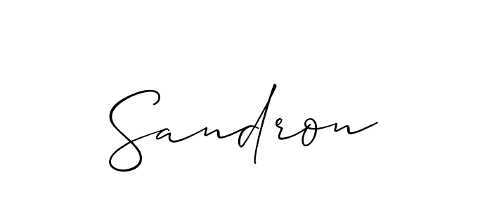 Make a beautiful signature design for name Sandron. Use this online signature maker to create a handwritten signature for free. Sandron signature style 2 images and pictures png