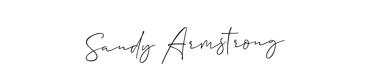 Create a beautiful signature design for name Sandy Armstrong. With this signature (Allison_Script) fonts, you can make a handwritten signature for free. Sandy Armstrong signature style 2 images and pictures png