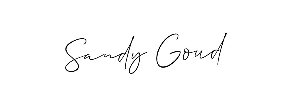 You can use this online signature creator to create a handwritten signature for the name Sandy Goud. This is the best online autograph maker. Sandy Goud signature style 2 images and pictures png