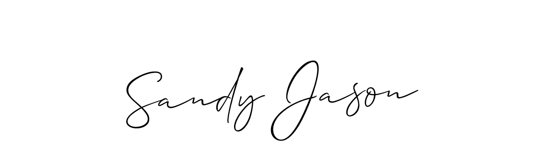 Make a beautiful signature design for name Sandy Jason. Use this online signature maker to create a handwritten signature for free. Sandy Jason signature style 2 images and pictures png