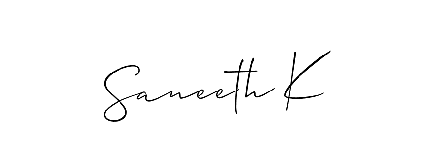 See photos of Saneeth K official signature by Spectra . Check more albums & portfolios. Read reviews & check more about Allison_Script font. Saneeth K signature style 2 images and pictures png