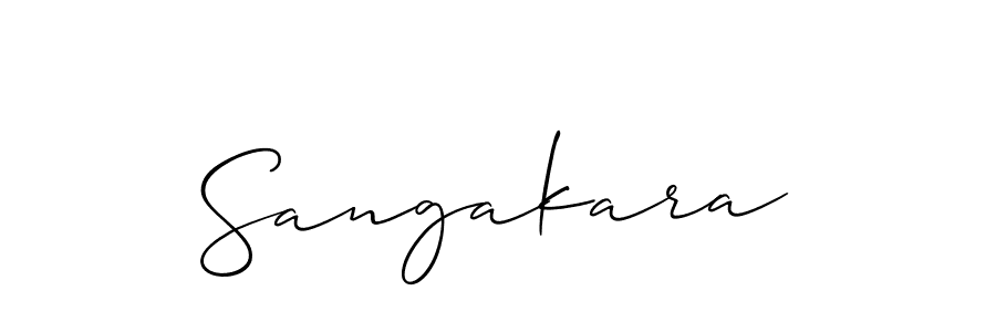 Sangakara stylish signature style. Best Handwritten Sign (Allison_Script) for my name. Handwritten Signature Collection Ideas for my name Sangakara. Sangakara signature style 2 images and pictures png