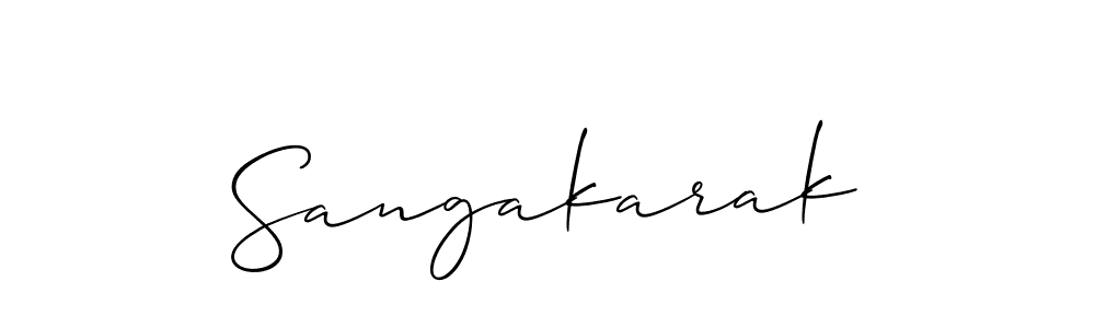 Also You can easily find your signature by using the search form. We will create Sangakarak name handwritten signature images for you free of cost using Allison_Script sign style. Sangakarak signature style 2 images and pictures png