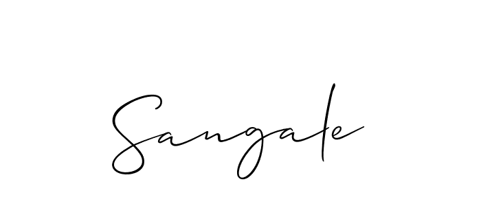 Also we have Sangale name is the best signature style. Create professional handwritten signature collection using Allison_Script autograph style. Sangale signature style 2 images and pictures png