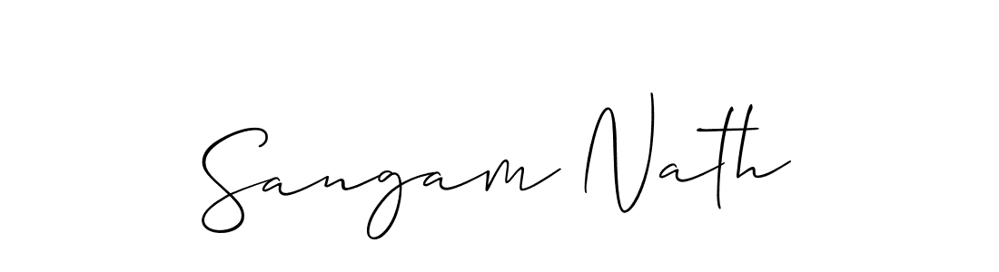 Once you've used our free online signature maker to create your best signature Allison_Script style, it's time to enjoy all of the benefits that Sangam Nath name signing documents. Sangam Nath signature style 2 images and pictures png