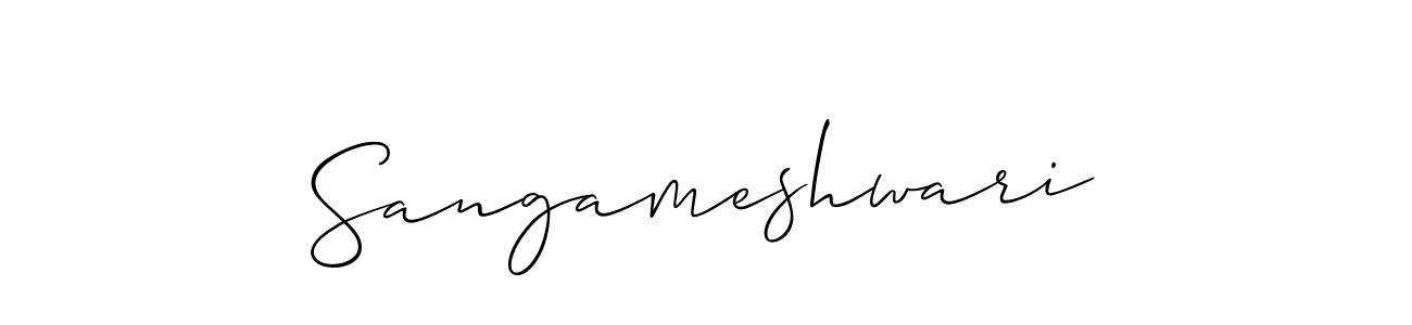 You can use this online signature creator to create a handwritten signature for the name Sangameshwari. This is the best online autograph maker. Sangameshwari signature style 2 images and pictures png